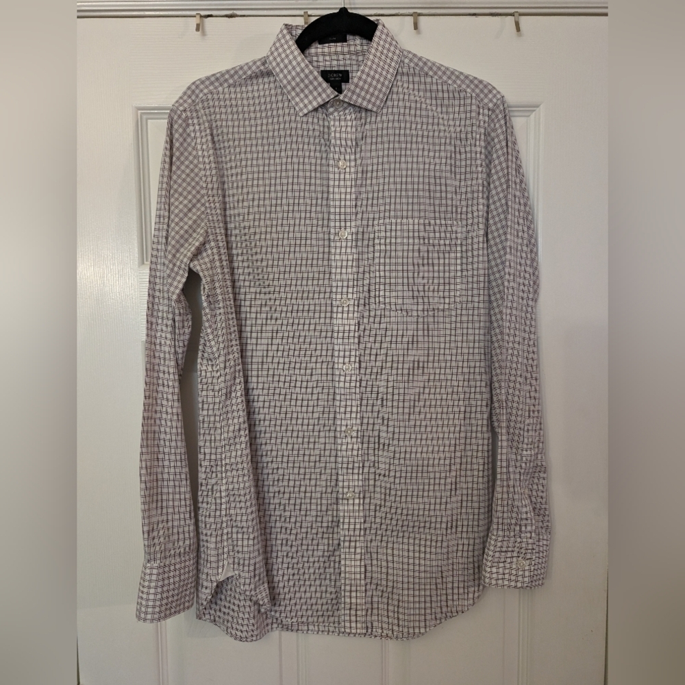 Men's J.CREW Slim Fit Non Iron Long Sleeve Button Down Shirt